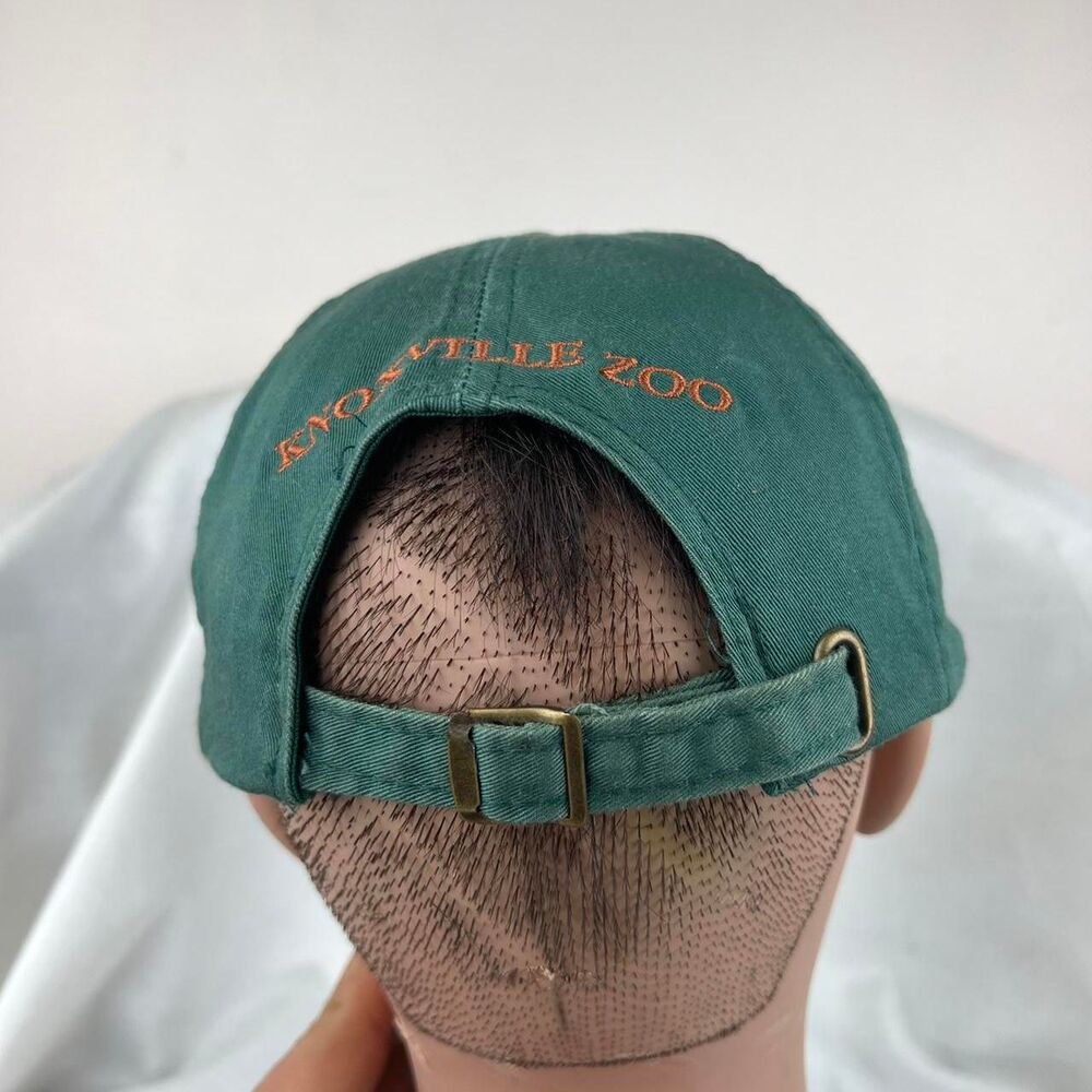 Vintage Knoxville Zoo Tennessee Red Panda Green Baseball Cap - Picture 6 of 8